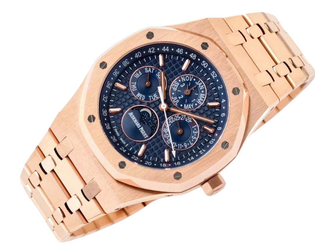 Audemars Piguet Royal Oak 26574 / 26606 – Gold and Dark Blue Edition