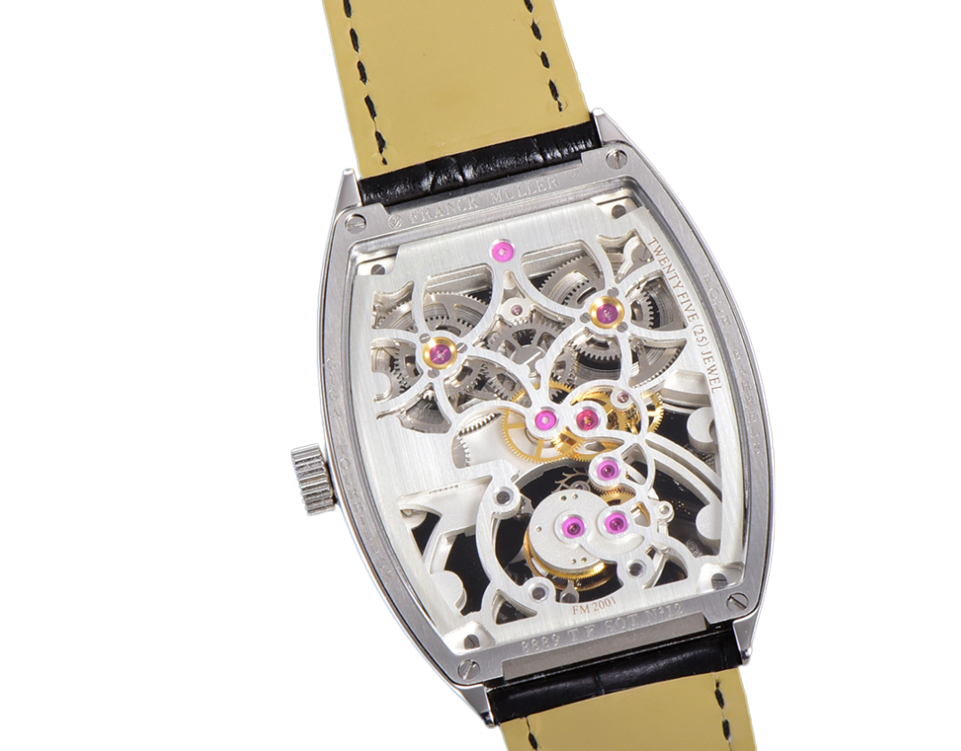 Franck Muller Tourbillon 25-Diamond Skeleton – White Dial