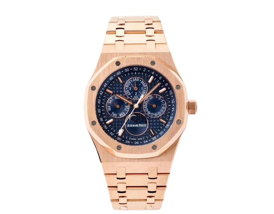 Audemars Piguet Royal Oak 26574 / 26606 – Gold and Dark Blue Edition