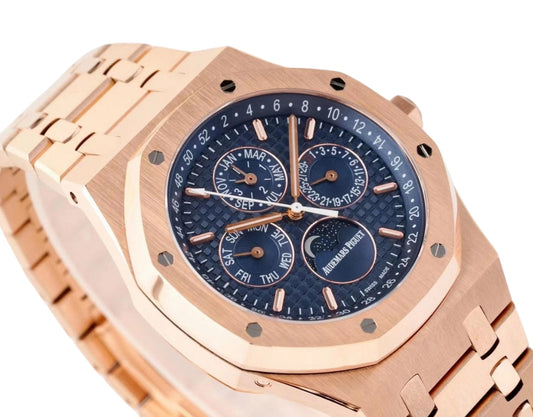 Audemars Piguet Royal Oak 26574 / 26606 – Gold and Dark Blue Edition