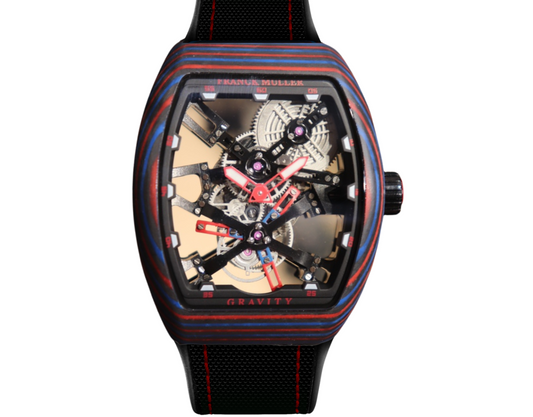 Franck Muller 44MM Vanguard Carbon Gravity Mechanical Watch