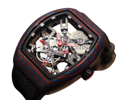 Franck Muller 44MM Vanguard Carbon Gravity Mechanical Watch