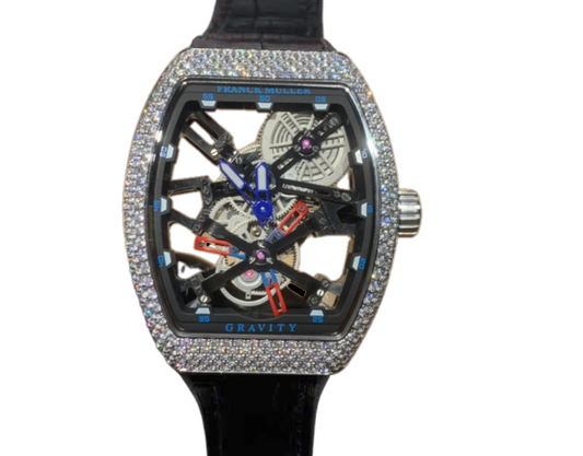 Franck Muller Diamond Skeleton Mechanical Watch