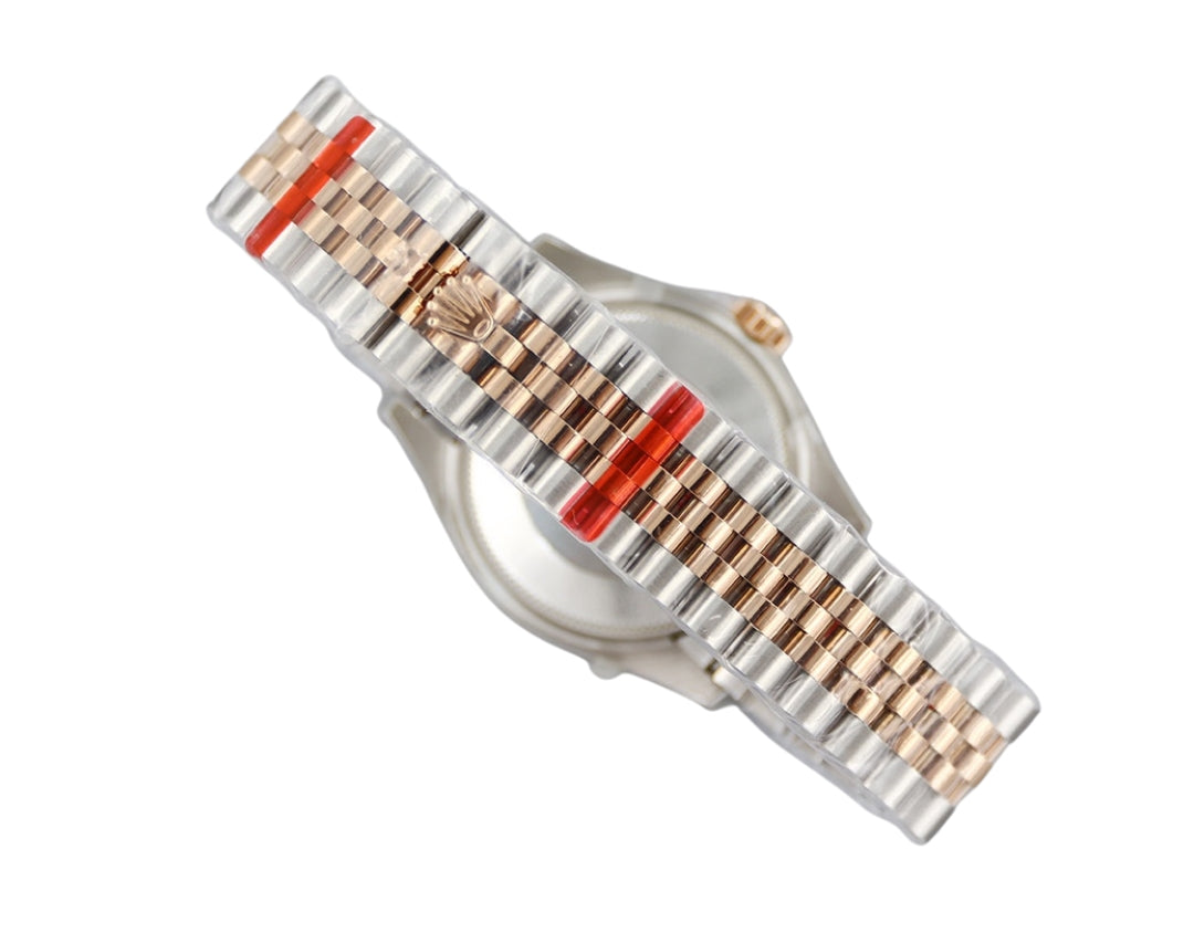 Rolex Datejust 31mm Two-Tone Rose Dial Jubilee Bracelet